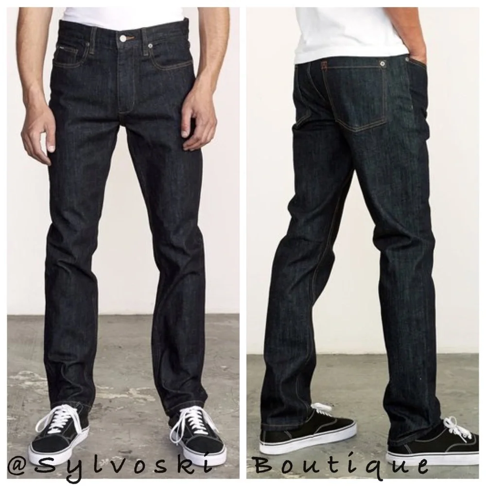 🔥RVCA HEXED SLIM FIT JEANS NWT - Picture 3 of 4